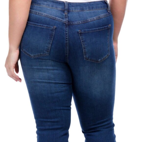 Dark Wash western spandex stretchy denim jeans 20 - Picture 3 of 5